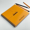 Блокнот RHODIA CLASSIC REVERSE BOOK, 21х21 см, 80 г, Orange/Оранжевый