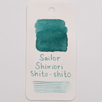 Чернила SAILOR SHIKIORI, THE SOUND OF RAIN, Shito-shito/Бирюзовый