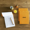 Блокнот RHODIA BASICS №18, A4, 80 г, Orange/Оранжевый