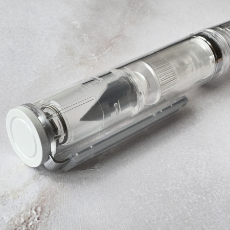 Ручка перьевая SAILOR TUZU GLASSY, Steel nib, Crystal White/Прозрачный