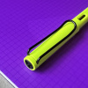 Ручка перьевая LAMY SAFARI, Neon yellow/Желтый