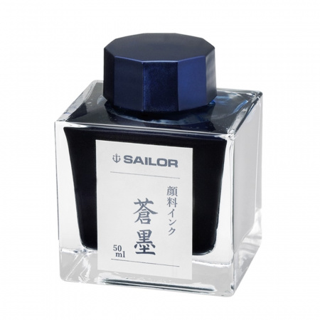 Чернила пигментные SAILOR PIGMENT INK, Souboku/Сине-черный