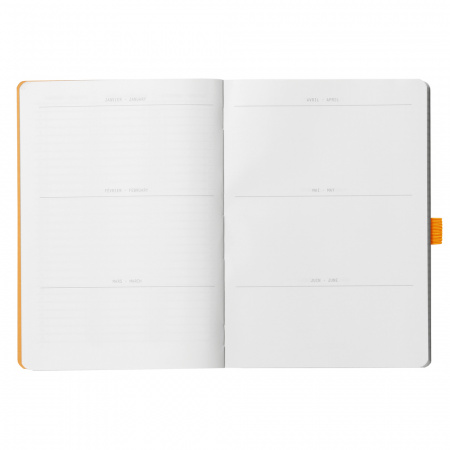 Записная книжка RHODIARAMA GOALBOOK в мягкой обложке, A5, точка, 90 г, Purple/Фиолетовый