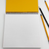 Блокнот RHODIA CLASSIC REVERSE BOOK, 21х21 см, 80 г, Orange/Оранжевый