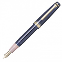 Ручка перьевая SAILOR PRO GEAR SLIM SHIKIORI SANSUI, Gold IP 14K, Yutsubame/Темно-синий, MF