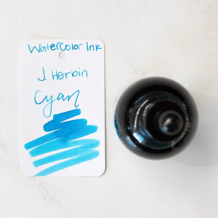 Акварельные чернила HERBIN ECLATS, Cyan/Голубой