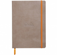 Записная книжка RHODIARAMA в мягкой обложке, A5, точка, 90 г, Taupe, Серо-коричневый