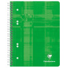 Тетрадь CLAIREFONTAINE STUDIUM на пружине, A5+, 90 г, Vert petits pois/Зеленый, линейка