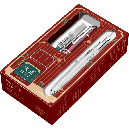 Набор SAILOR: перьевая ручка PROFIT JUNIOR RETRO, RT steel nib, + Чернила TAISHO CHIC