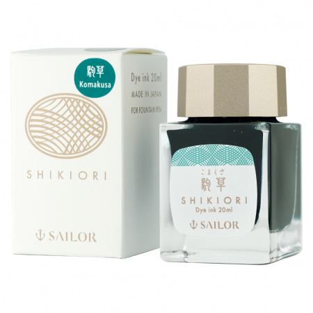 Чернила SAILOR SHIKIORI, SANSUI, Komakusa/Изумрудно-зеленый