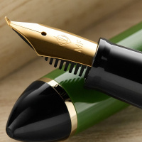 Ручка перьевая SAILOR FUDE DE MANNEN, GT сalligraphy steel nib 55°, Green/Зеленый