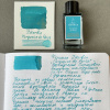 Чернила HERBIN PRESTIGE 1670, Turquoise de Perse/Бирюзовый с золотыми блестками