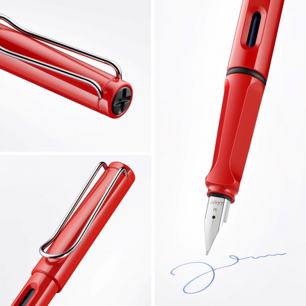 Ручка перьевая LAMY SAFARI, Red/Красный