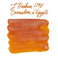 Чернила HERBIN PRESTIGE 1798, Coraline d'Egypte/Оранжевый с серебряными блестками