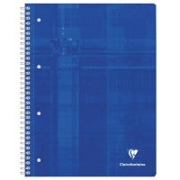 Тетрадь CLAIREFONTAINE STUDIUM на пружине, A4+, 90 г, Blue/Синий, клетка