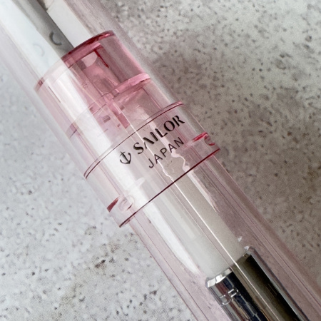 Ручка перьевая SAILOR TUZU GLASSY, Steel nib, Crystal Cherry/Прозрачный розовый