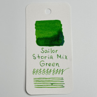 Чернила пигментные SAILOR STORIA MIX, Yellow-green/Зеленый
