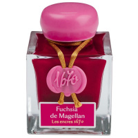 Чернила HERBIN PRESTIGE 1670, Fuchsia de Magellan/Розовый с золотыми блестками, 50 мл