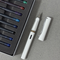 Набор LAMY SAFARI, White/Белый (перьевая ручка + картриджи)