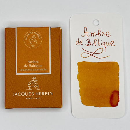 Картриджи для перьевой ручки HERBIN PRESTIGE, Ambre de baltique/Янтарный