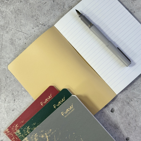 Тетрадь CLAIREFONTAINE FOREVER PREMIUM, A5, 90 г, Gris plomb/Серый
