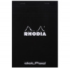 Блокнот RHODIA BASICS №16, A5, 80 г, Black/Черный, Точка
