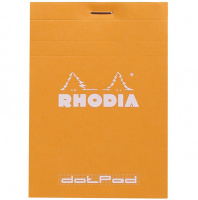 Блокнот RHODIA BASICS №12, 8,5х12 см, 80 г, Orange/Оранжевый