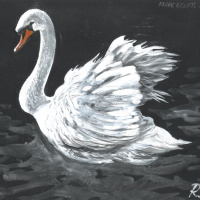 Акварельные пигментные чернила HERBIN ECLATS PIGMENT, Blanc/Белый