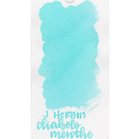 Картриджи для перьевой ручки HERBIN, Diabolo menthe/Светло-голубой