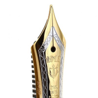 Ручка перьевая SAILOR PRO GEAR SLIM SOUND OF RAINFALL, GT 21K bicolor small, Winter rain/Светло-сиреневый