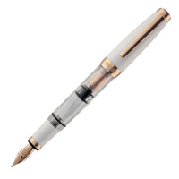 Ручка перьевая TWSBI DIAMOND 580 ROSE GOLD II, White/Белый