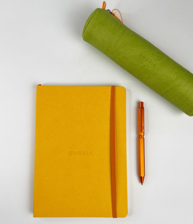 Записная книжка RHODIARAMA в мягкой обложке, A5, 90 г, Orange/Светло-оранжевый