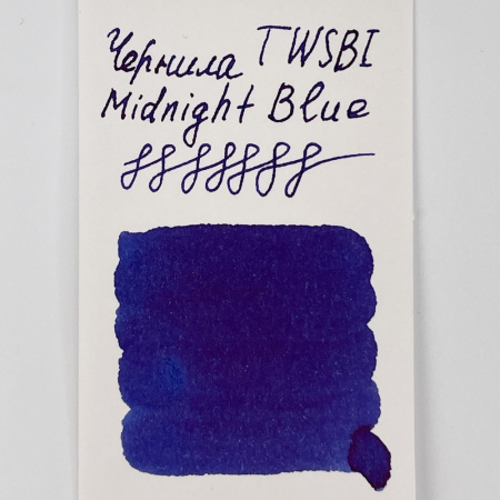 Чернила в банке TWSBI Midnight Blue/Темно-синий, 70 мл