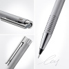 Карандаш автоматический LAMY LOGO, Brushed/Матовая сталь