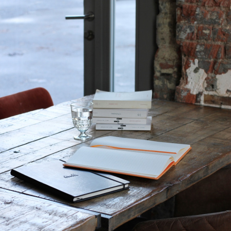 Записная книжка RHODIA WEBNOTEBOOK, А5, 90 г, Orange/Оранжевый