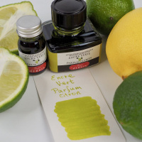 Ароматические чернила HERBIN, Parfum citron/Лимон, желто-зеленый