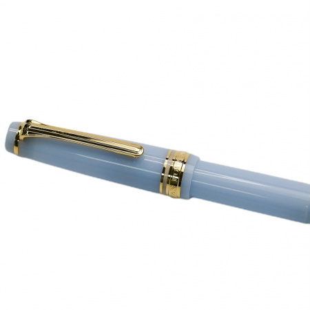 Ручка перьевая SAILOR PRO GEAR SLIM SHIKIORI FAIRY TALE, GT 14K, Grateful crane/Голубой