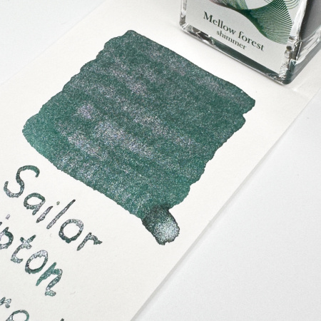Набор SAILOR: перьевая ручка-макалка HOCORO, Calligraphy steel nib 40° + Чернила DIPTON, Mellow Forest