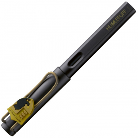 Ручка перьевая LAMY SAFARI HARRY POTTER, Hufflepuff/Черный с золотым