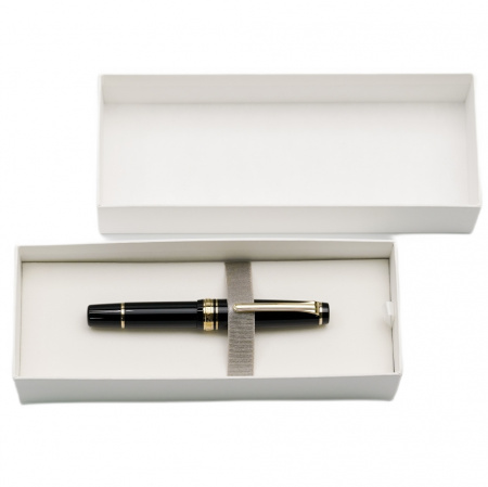 Ручка перьевая SAILOR PRO GEAR SLIM MINI, Black, GT 14K, Черный