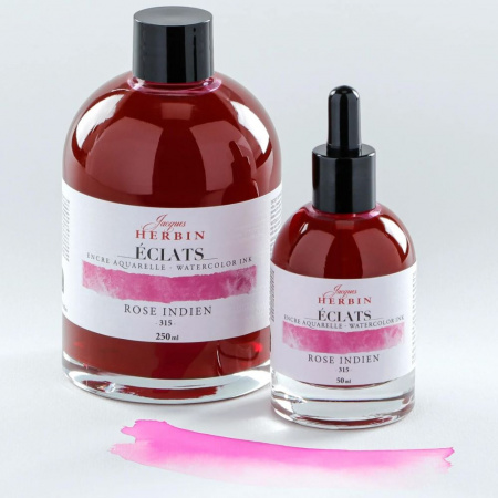Акварельные чернила HERBIN ECLATS, Rose indian/Розовый