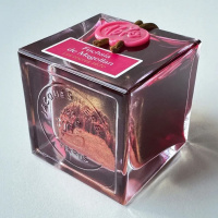 Чернила HERBIN PRESTIGE 1670, Fuchsia de Magellan/Розовый с золотыми блестками
