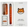 Набор SAILOR: перьевая ручка PROFIT JUNIOR SHIBA INU, RT steel nib, Оранжевый + Чернила, Fude 40°