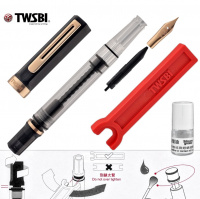 Ручка перьевая TWSBI ECO ROSE GOLD, Smoke/Черный