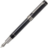 Ручка перьевая SAILOR CYLINT STAINLESS, Black IP 21K, Black/Черный, М