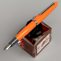 Ручка перьевая SAILOR PROFIT JUNIOR, RT steel nib, Chrome orange/Оранжевый