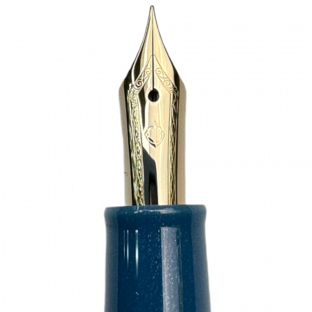 Ручка перьевая SAILOR SHIKIORI TSUKUYONO MINAMO, Gold IP still nib, Shimoyo/Светло-синий
