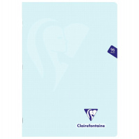 Тетрадь CLAIREFONTAINE MIMESYS PASTEL, A4, 90 г,  Bleu givre/Голубой, клетка
