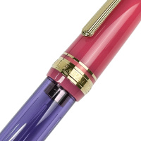 Набор SAILOR: перьевая ручка PRO GEAR SLIM MANYO II, Rabbit Ear Iris, GT 14K, + Чернила MANYO Kakitsubata