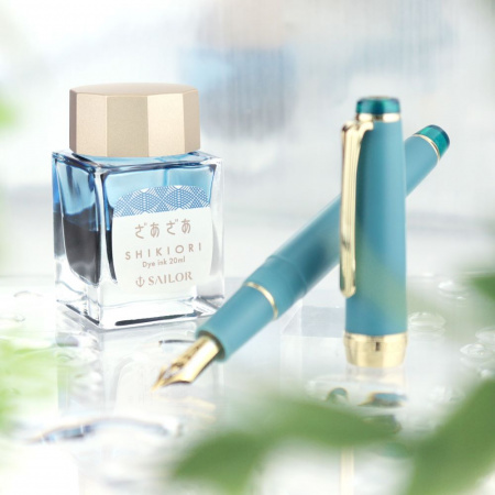 Чернила SAILOR SHIKIORI, THE SOUND OF RAIN, Zaza/Синий